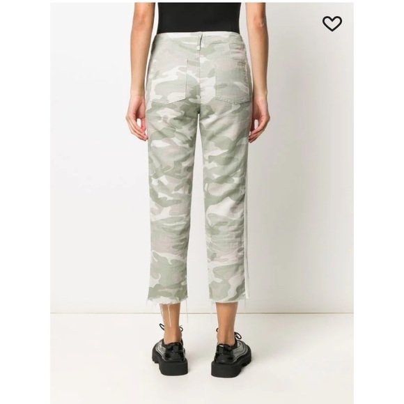 Mother Denim Shaker Crop Camouflage Print Pants - Picture 3 of 7
